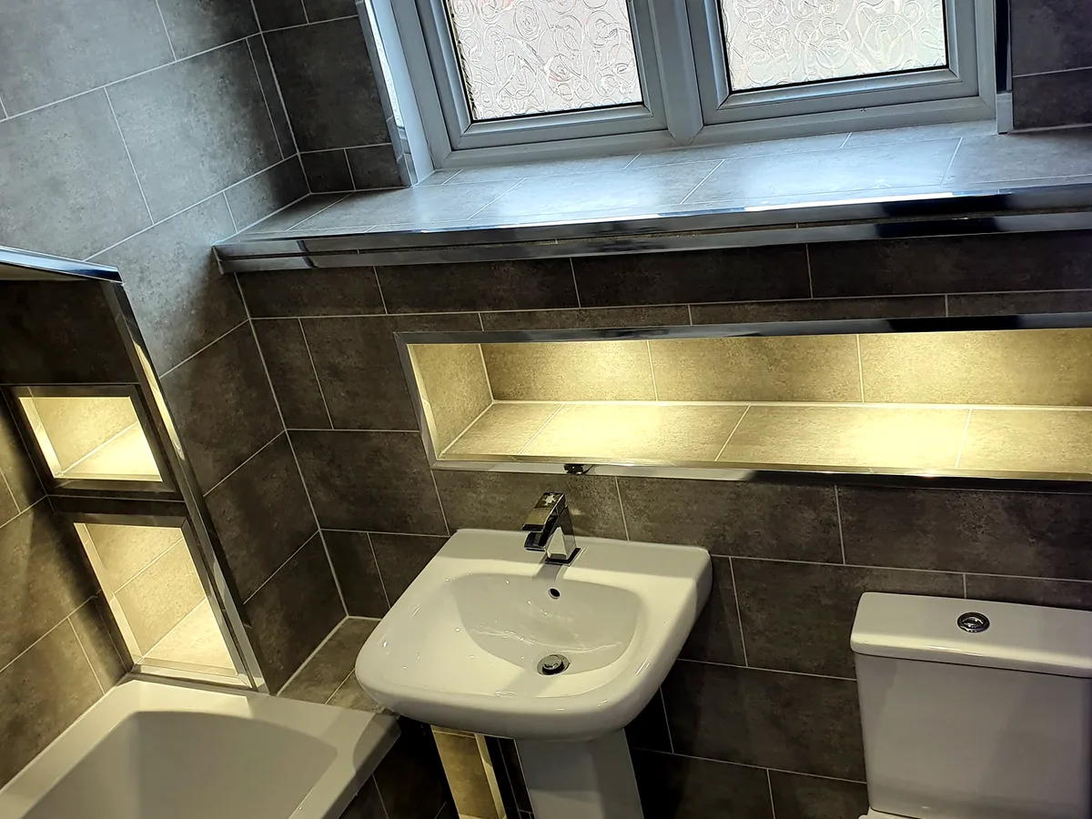 Bathroom renovation after renovation